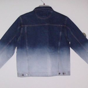 Vintage Denim Cotton Umbre Jacket